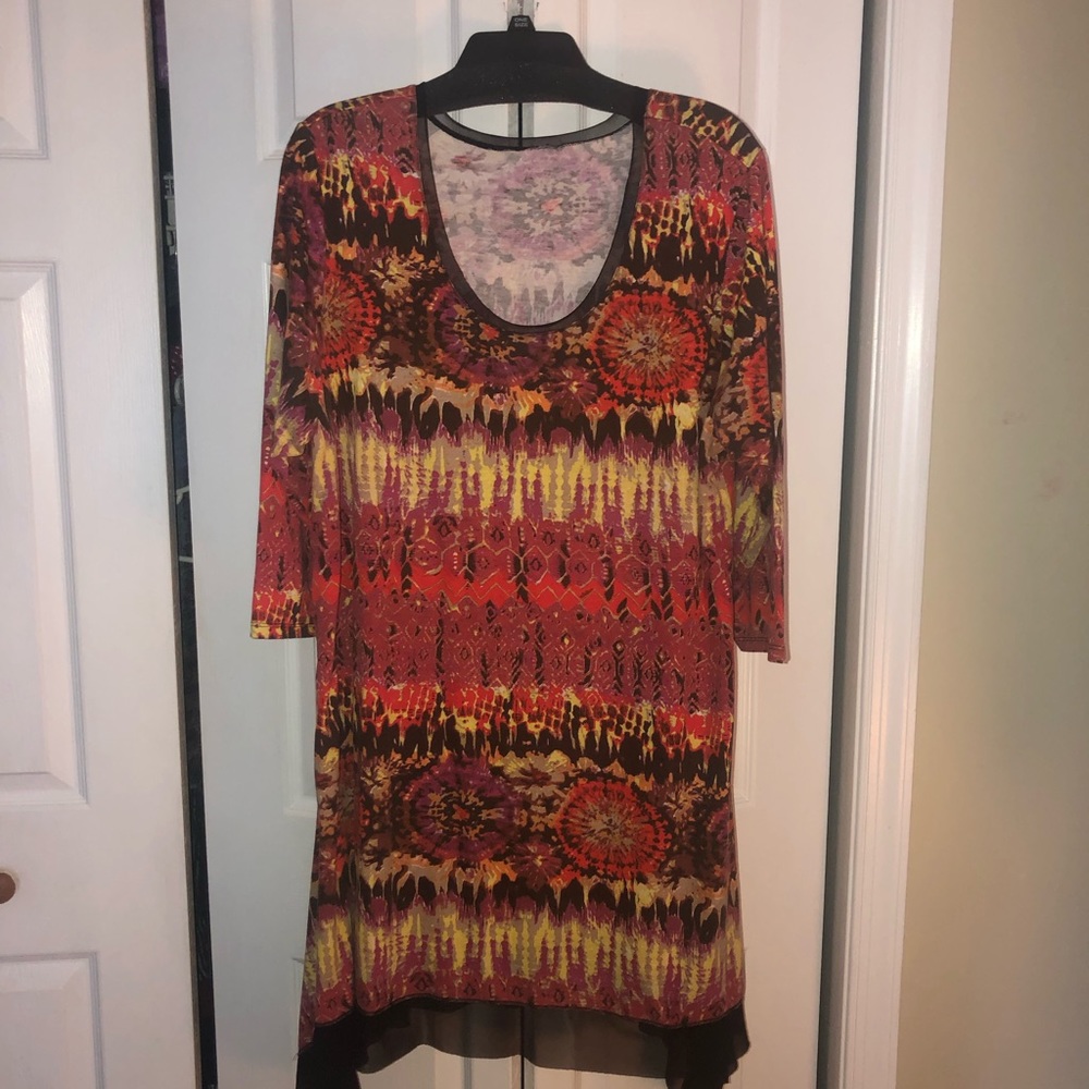 Plus Sized Short Dress or Long Blouse (2X)